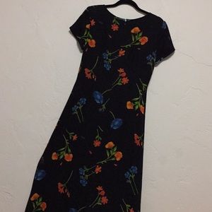 Ankle Length Floral Dress
